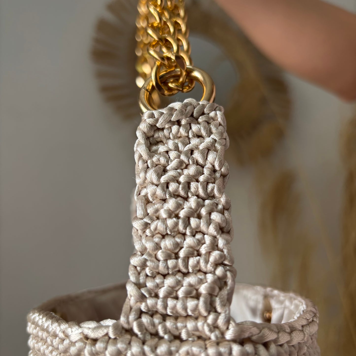 Cartera Nia beige