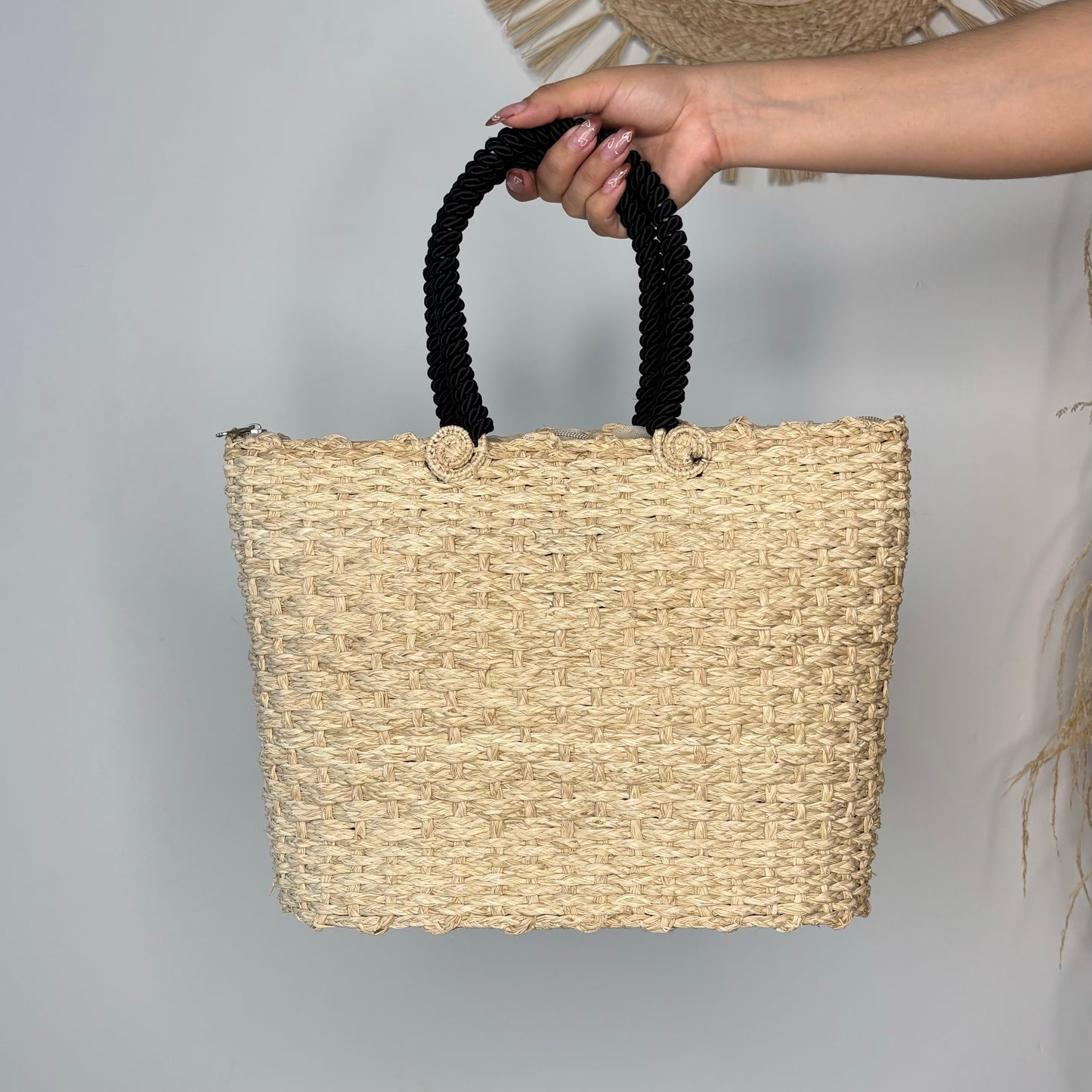 Bolso Canasto Luxury Negro