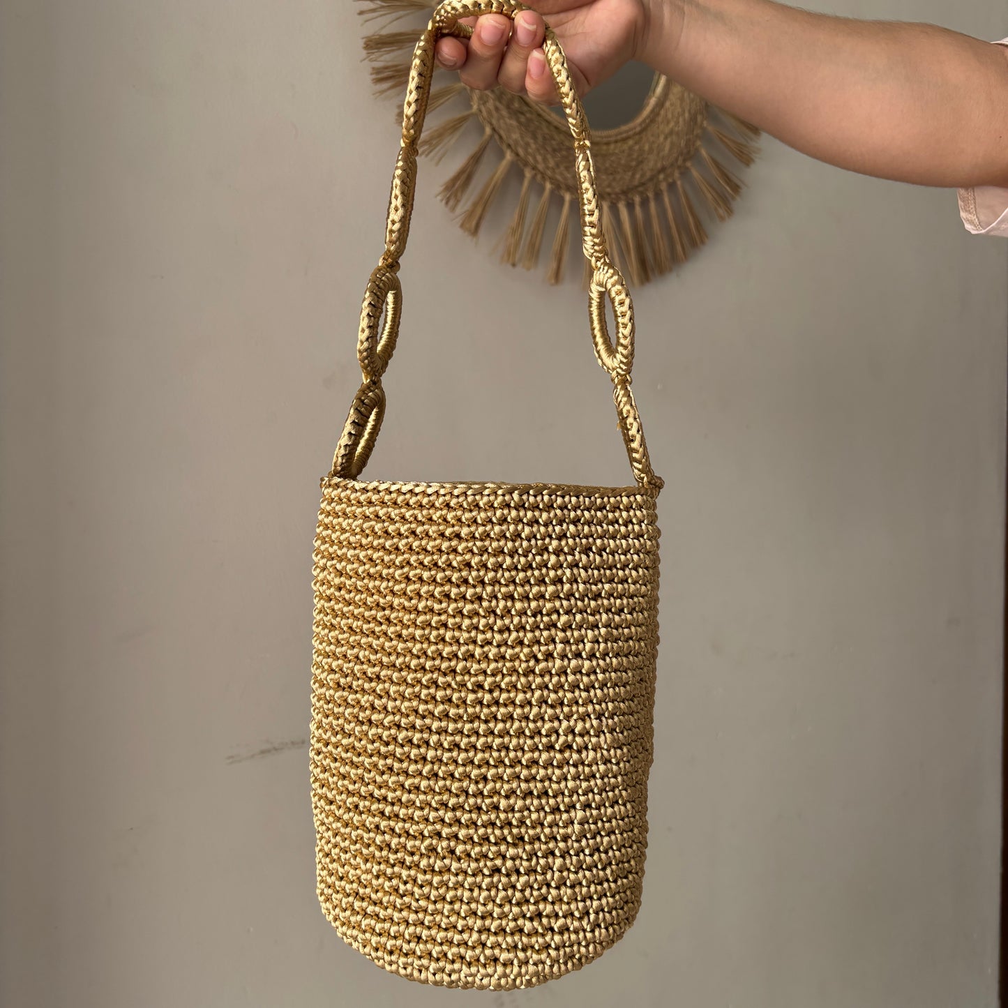 Mochila Ruby dorada