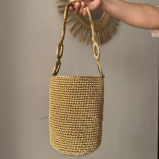 Mochila Ruby dorada
