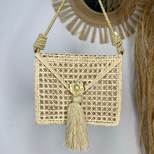 Bolso Baul Cordon beige