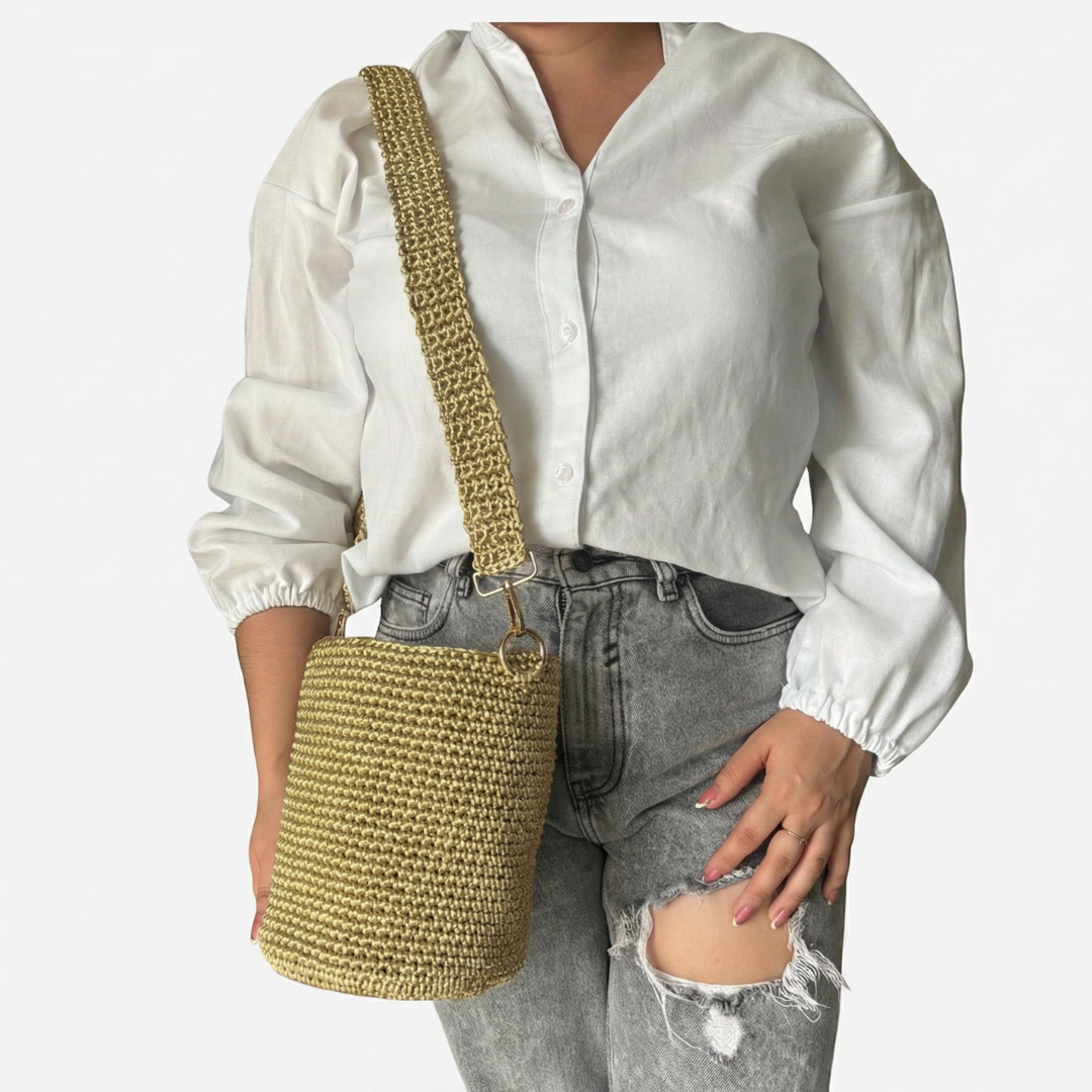 Mochila Agata (champagne)